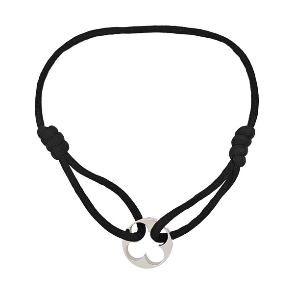 EMPREINTE Fabric Black Bracelet