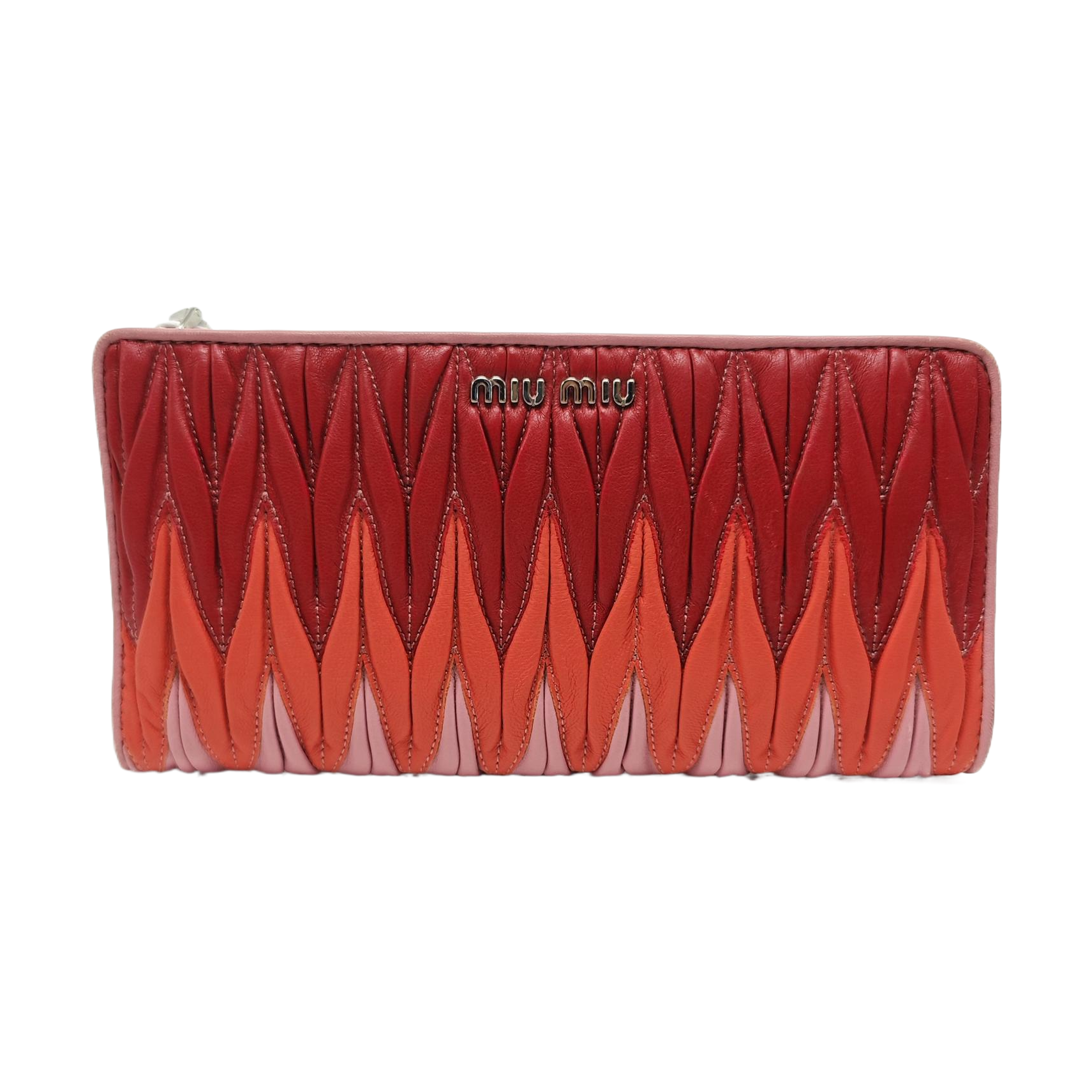 Quilted Lambskin Wallet Multicolor