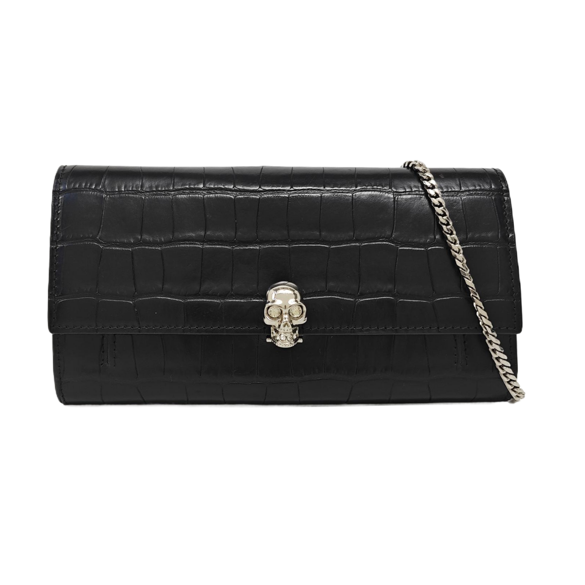 Calfskin Shoulder Bag Black