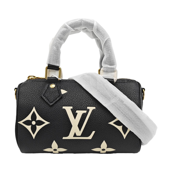 SPEEDY Nano Monogram Calfskin Black