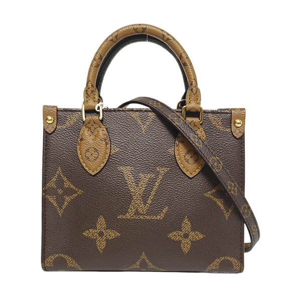 ONTHEGO BB Monogram Coated Canvas Brown