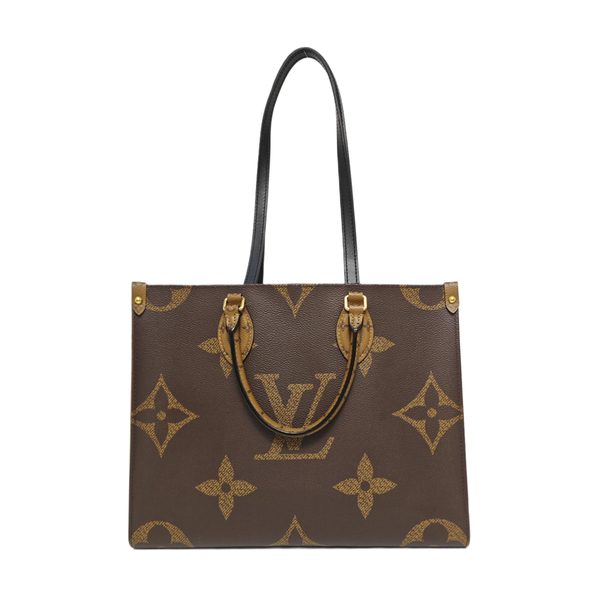 ONTHEGO MM Monogram Coated Canvas Brown