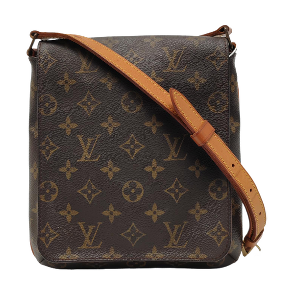 MUSETTE TANGO PM Monogram Coated Canvas Brown
