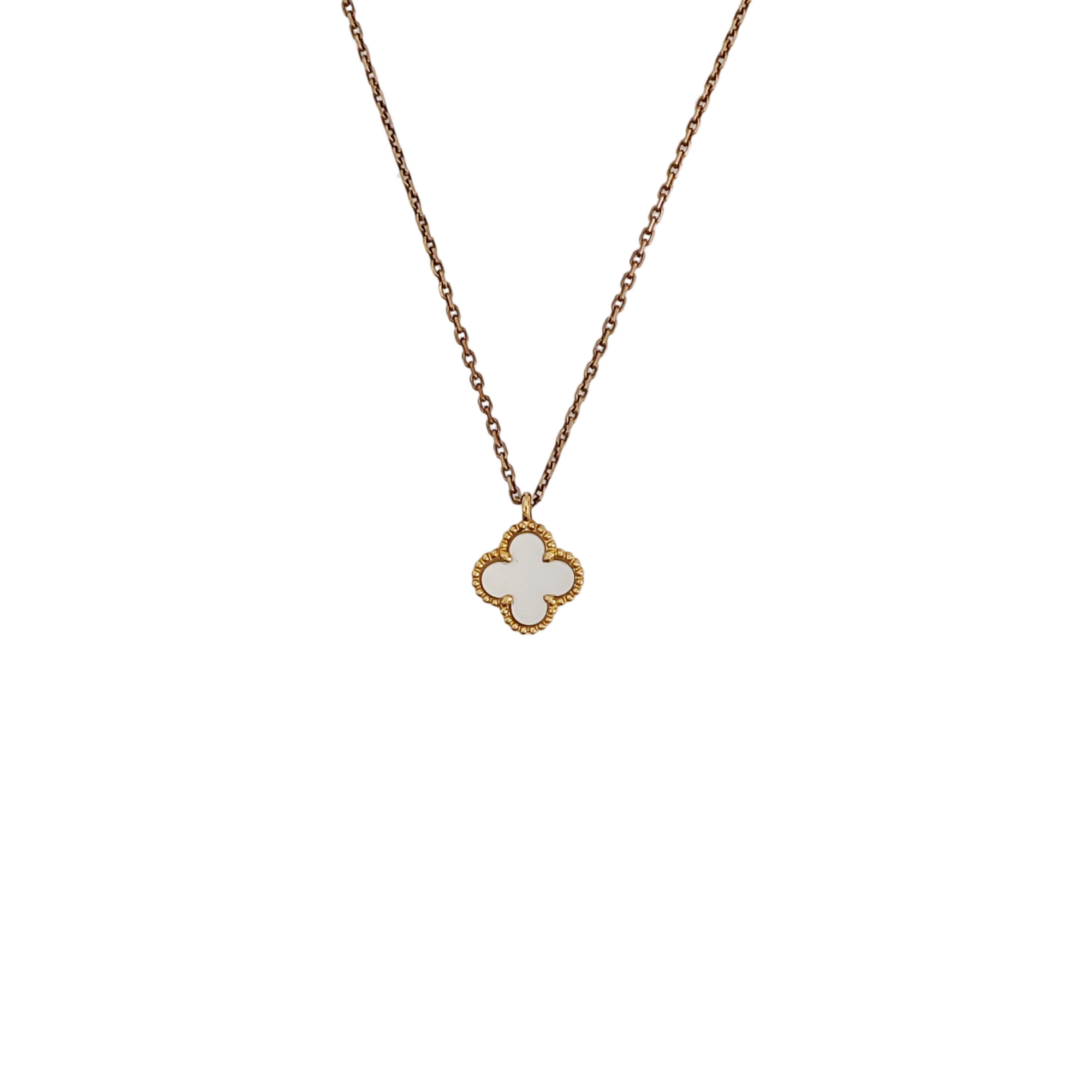 Sweet Alhambra 18k Gold Necklace