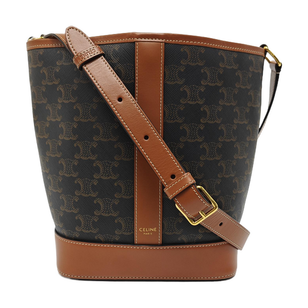 TRIOMPHE CANVAS Small Coated Canvas Brown