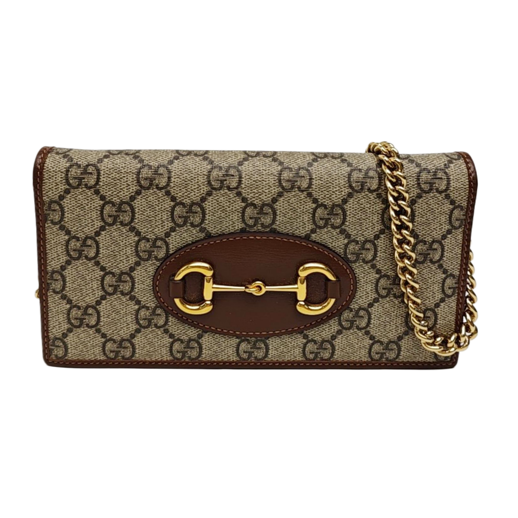 Horsebit 1955 WOC Monogram Coated Canvas Beige