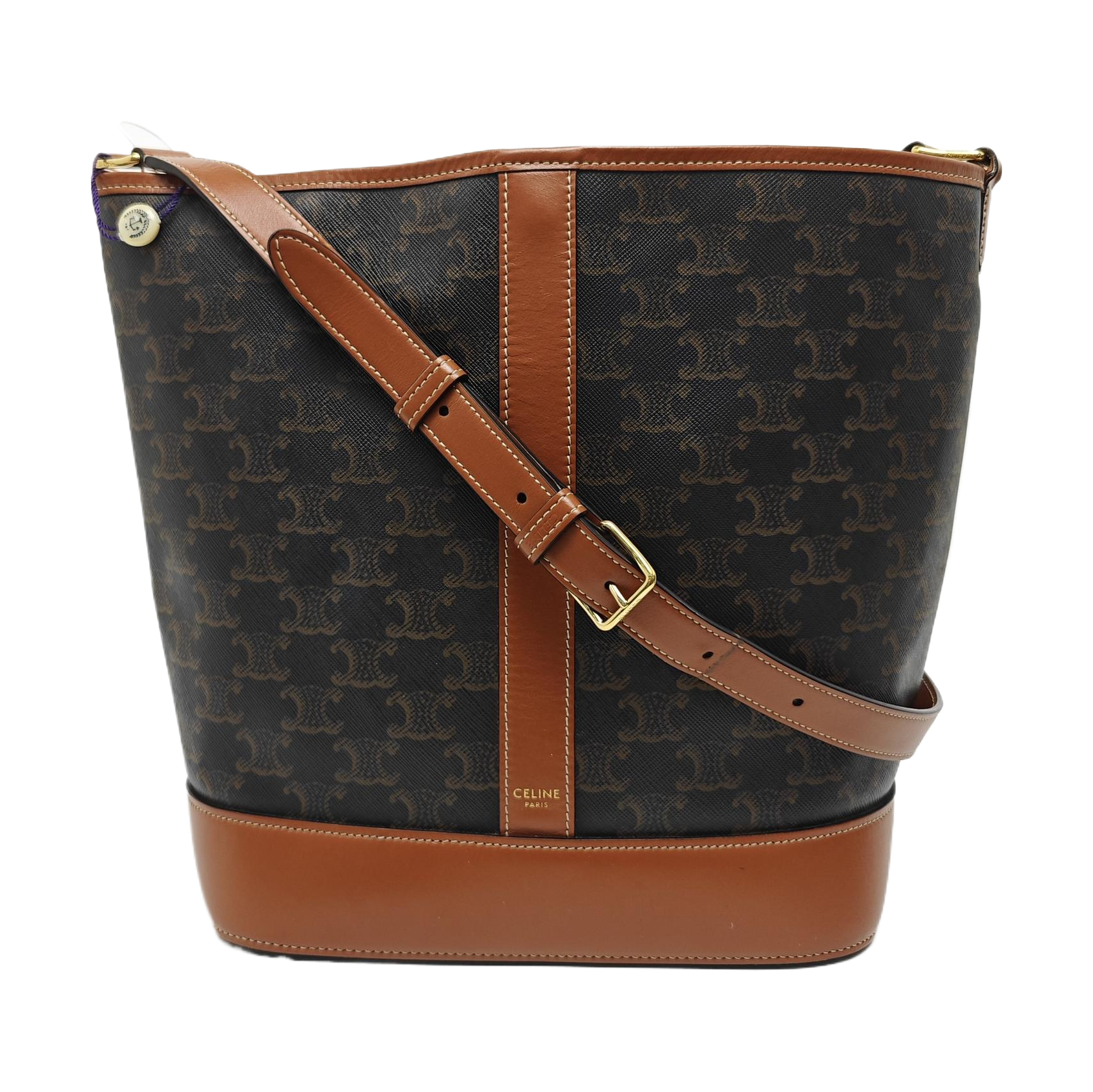 TRIOMPHE CANVAS Medium Coated Canvas Brown