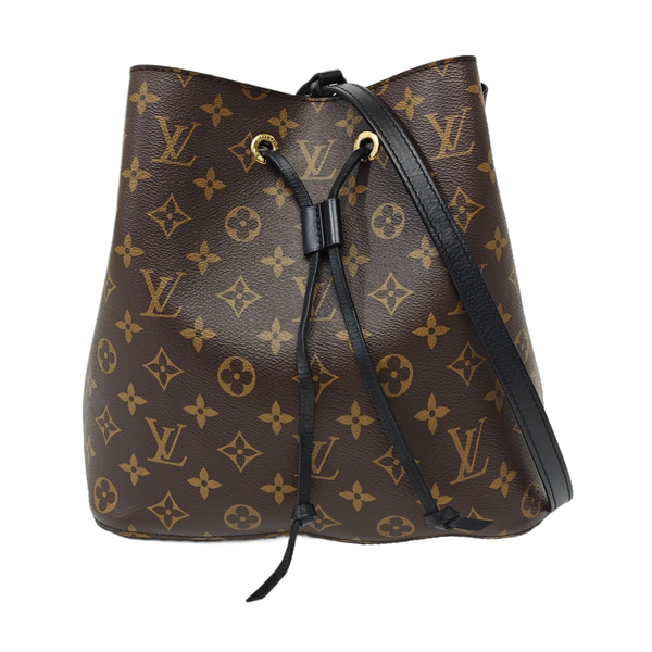 NÉONOÉ MM Monogram Coated Canvas Brown