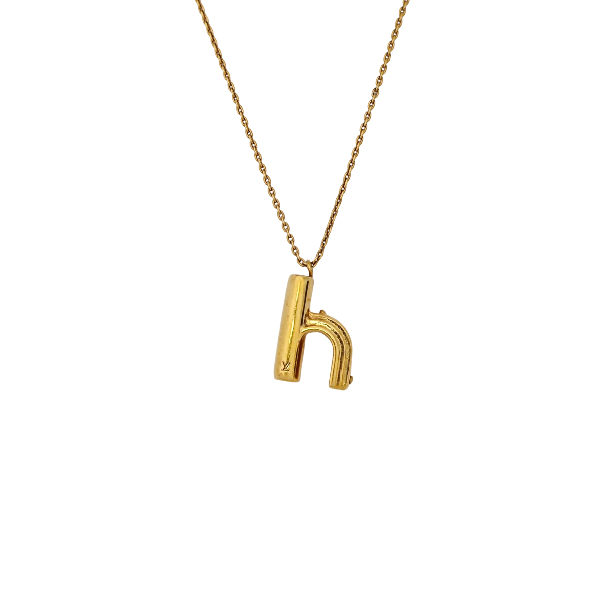 LV &amp; ME Metal Gold Necklace