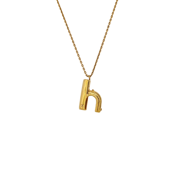 LV & ME Metal Gold Necklace
