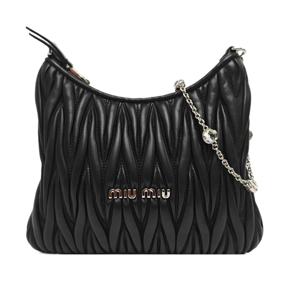 Matelassé Quilted Lambskin Black