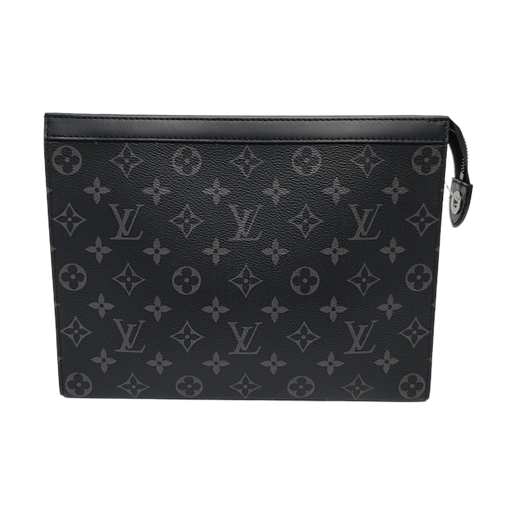 Pochette Voyag MM Monogram Coated Canvas Black