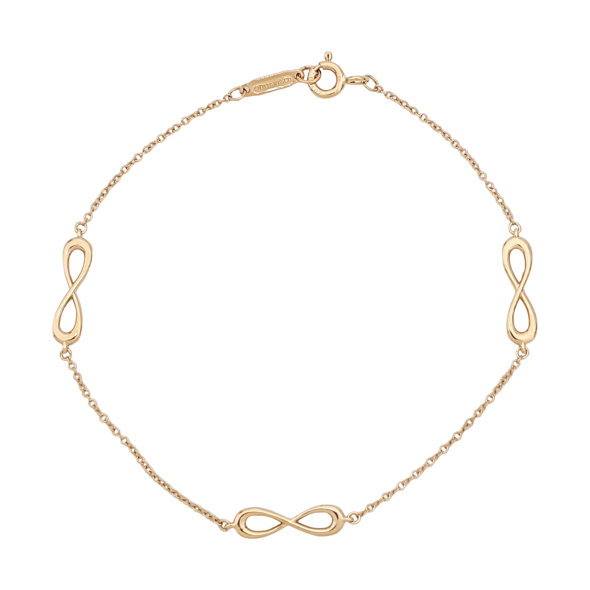 Tiffany Infinity 18k Rose Gold Bracelet