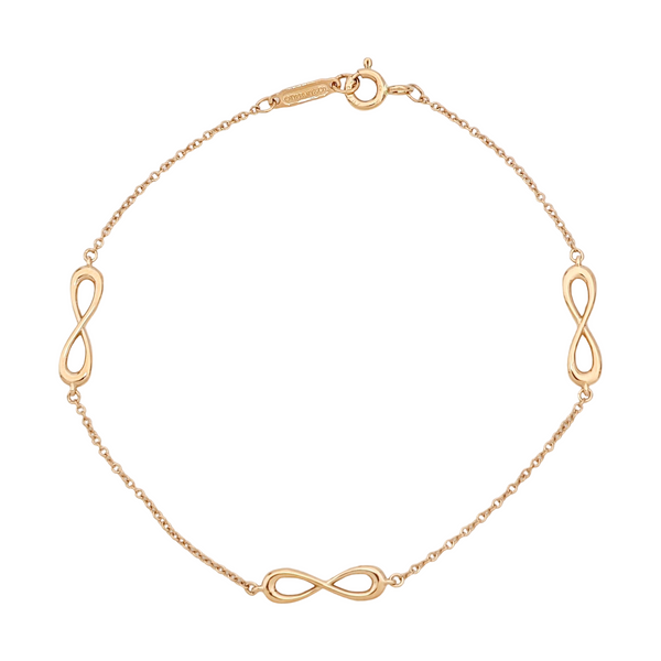 Tiffany Infinity 18k Rose Gold Bracelet