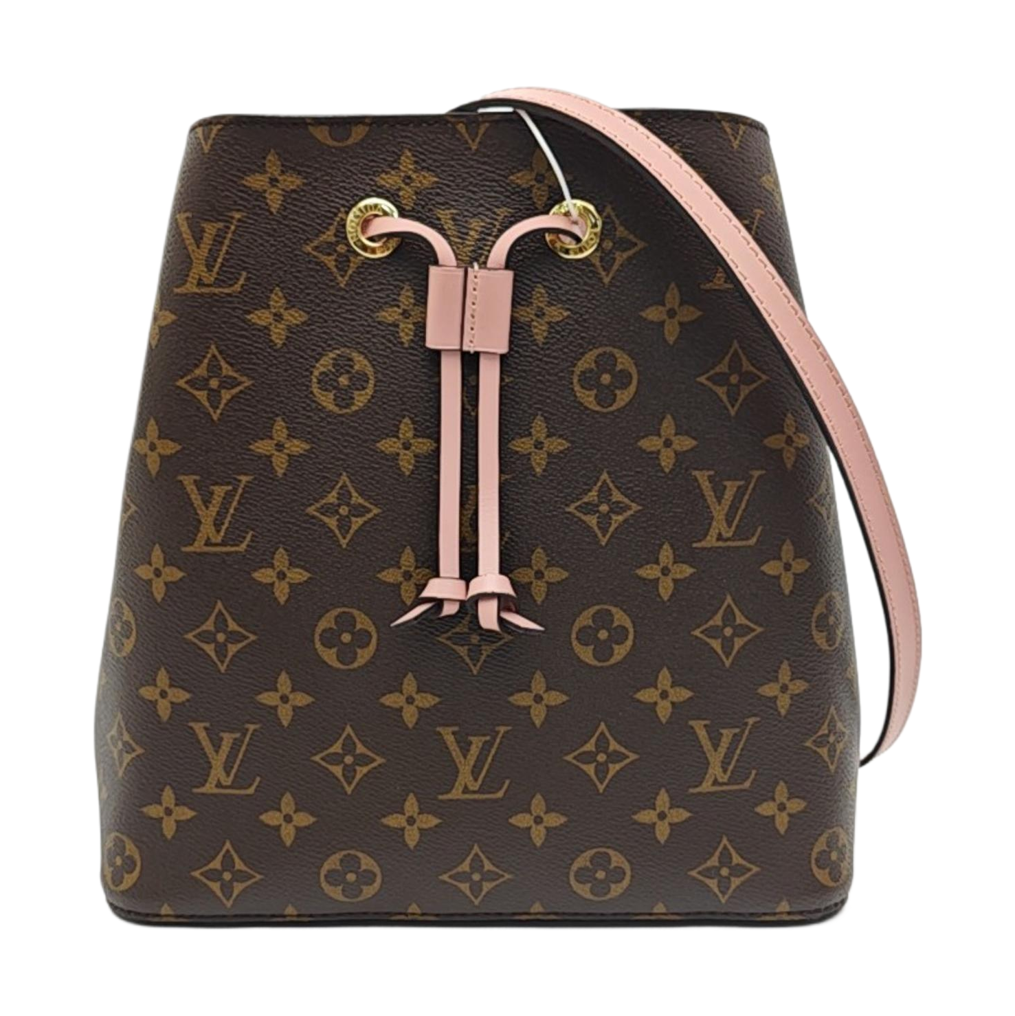 NÉONOÉ MM Monogram Coated Canvas Brown
