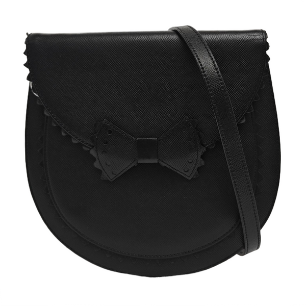 Calfskin Crossbody Bag Black