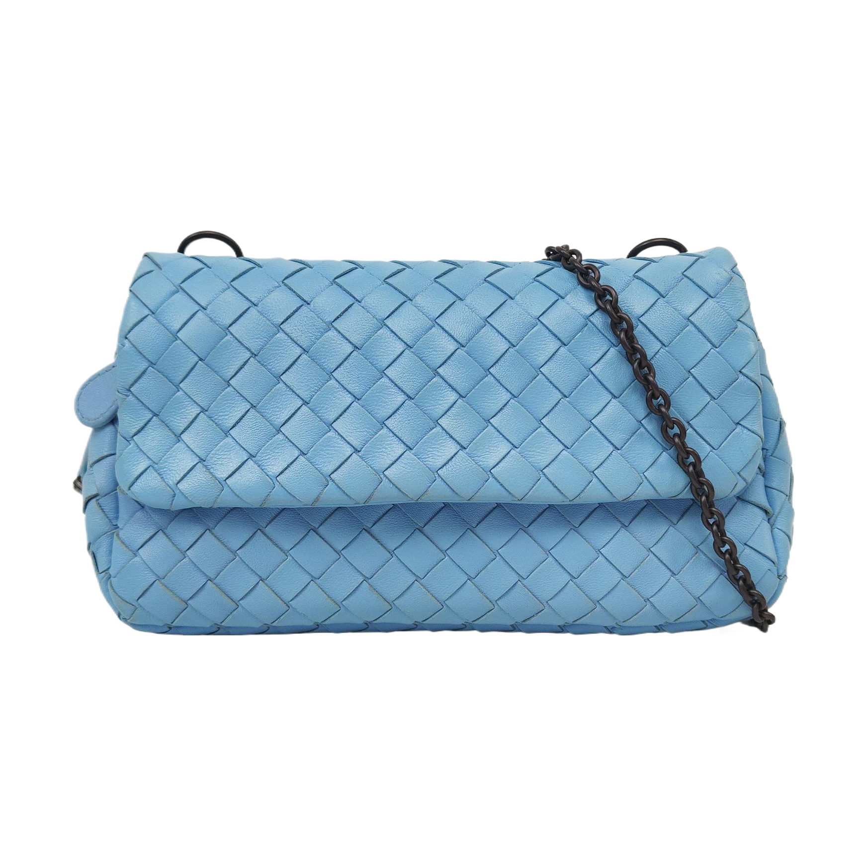 Authenticated pre-owned  Messenger Mini Lambskin Blue - Shoulder Bag at Looply