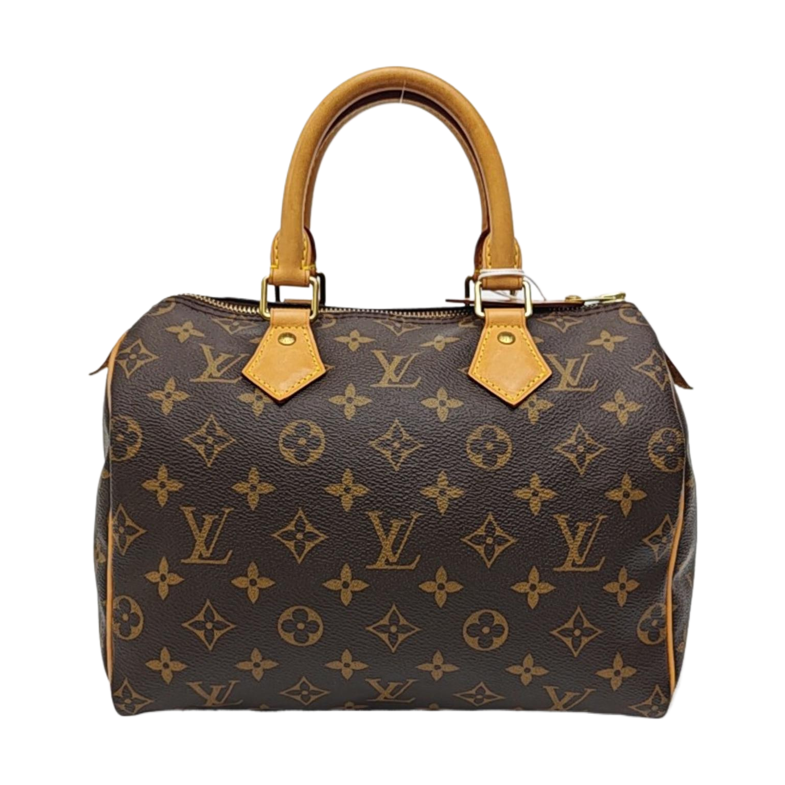 SPEEDY 25 Monogram Coated Canvas Brown