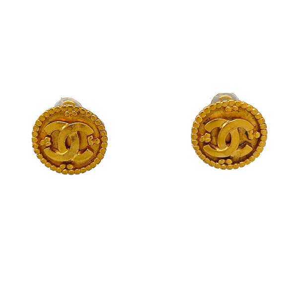 Metal Gold Clip On Earrings