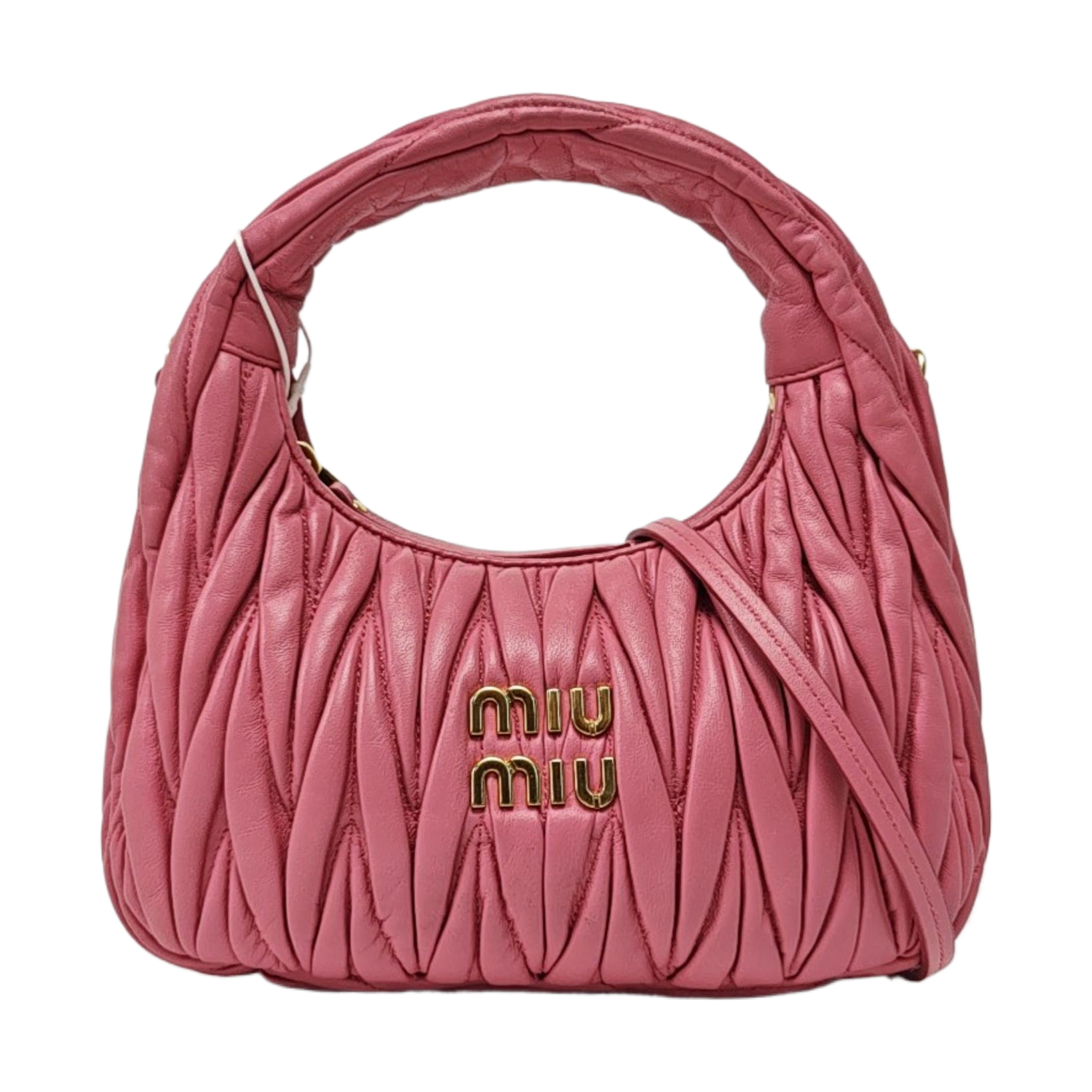 Wander Matelassé Small Quilted Lambskin Pink