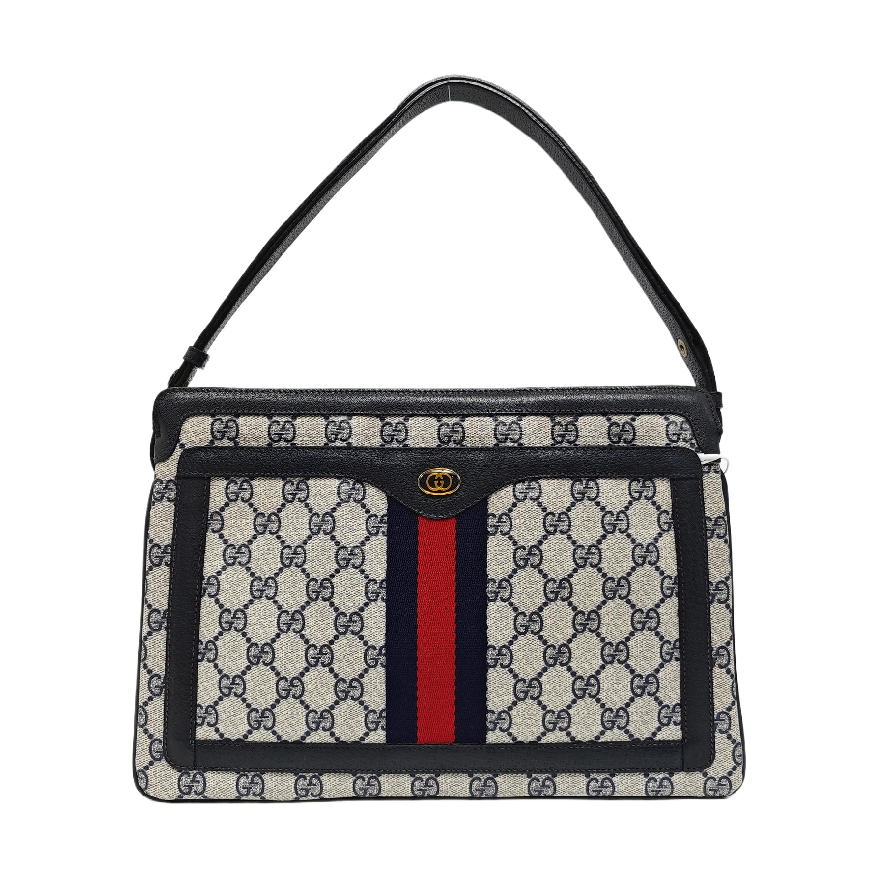 Ophidia Medium Monogram Coated Canvas Beige