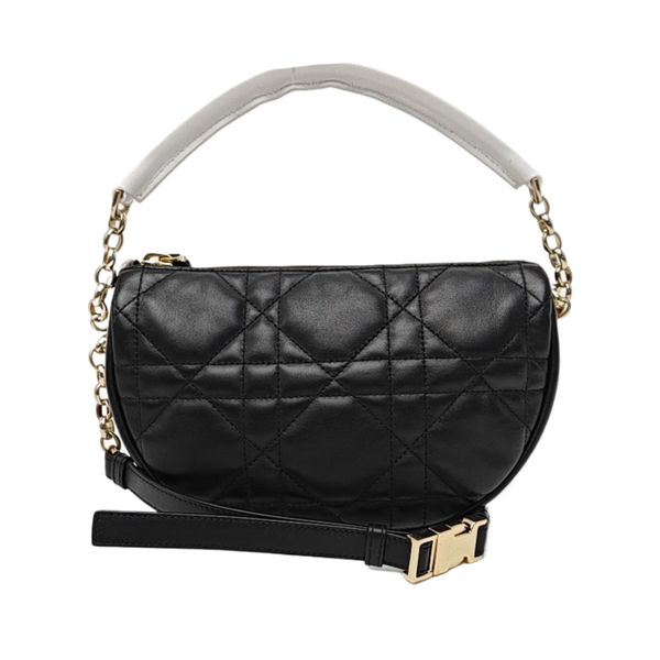 Dior Vibe Hobo Quilted Lambskin Black