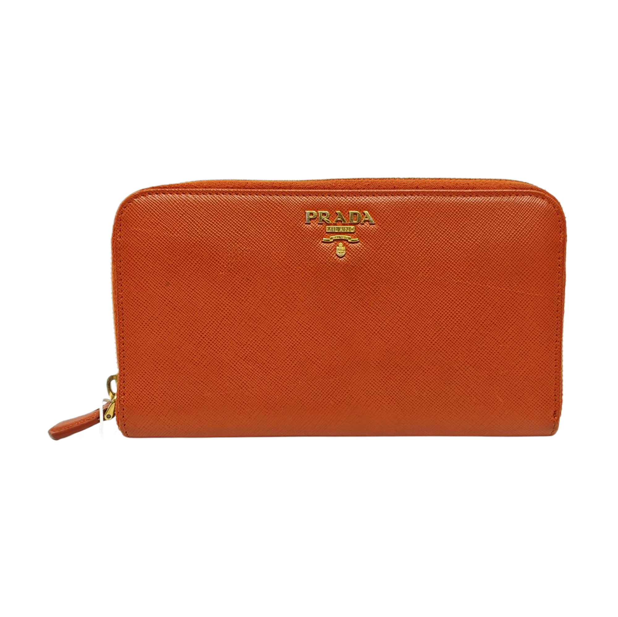 Saffiano Calfskin Wallet Orange