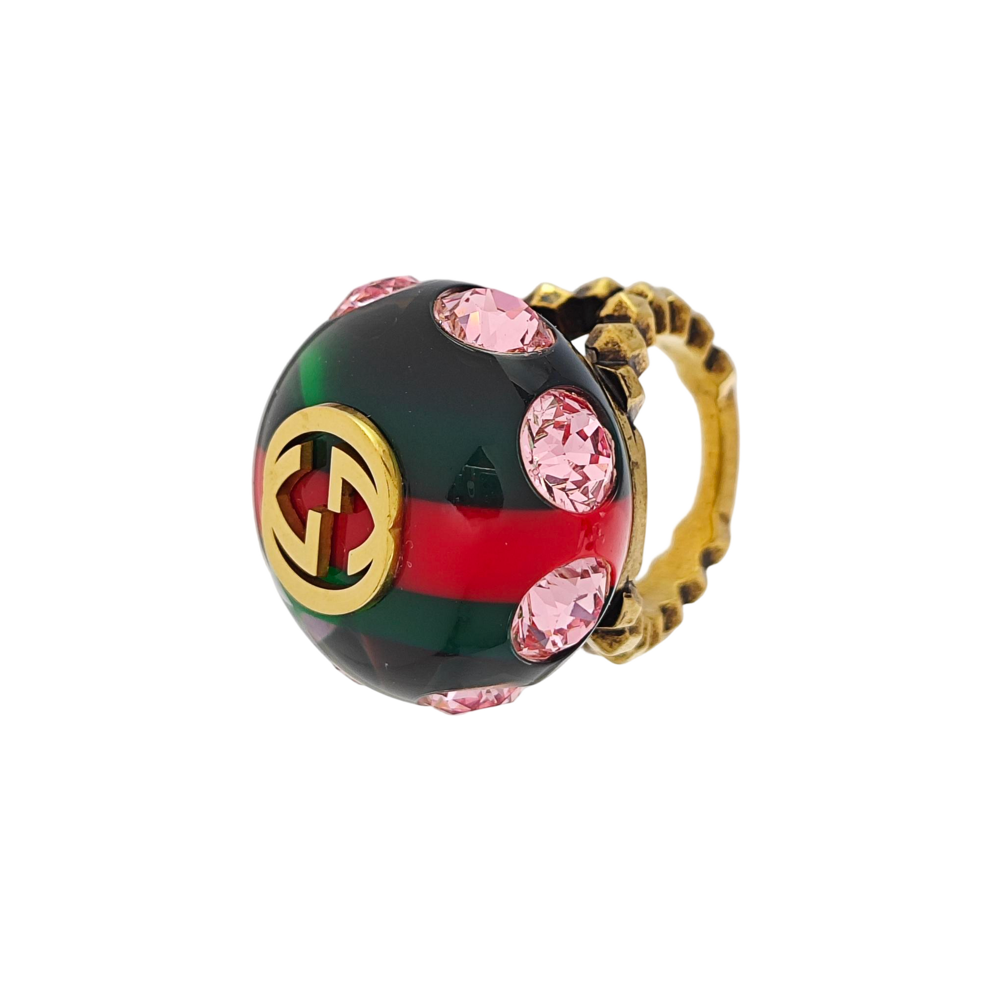 Metal Green Ring EU 55