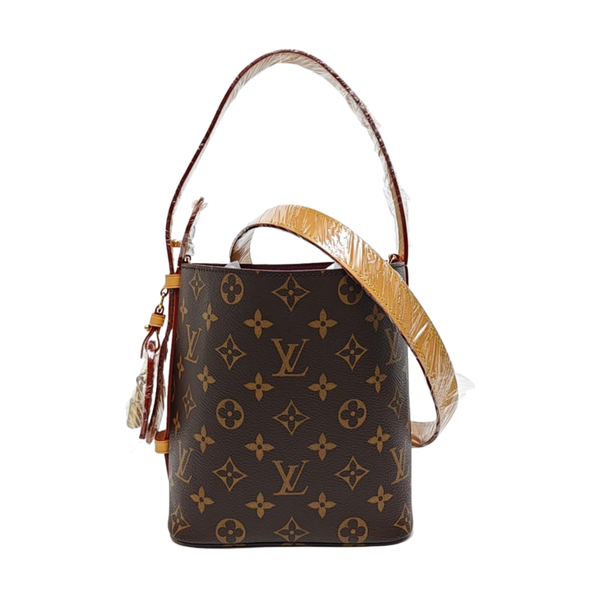 ALL IN BB Monogram Coated Canvas Brown