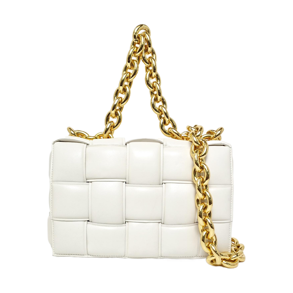 Cassette Medium Lambskin White