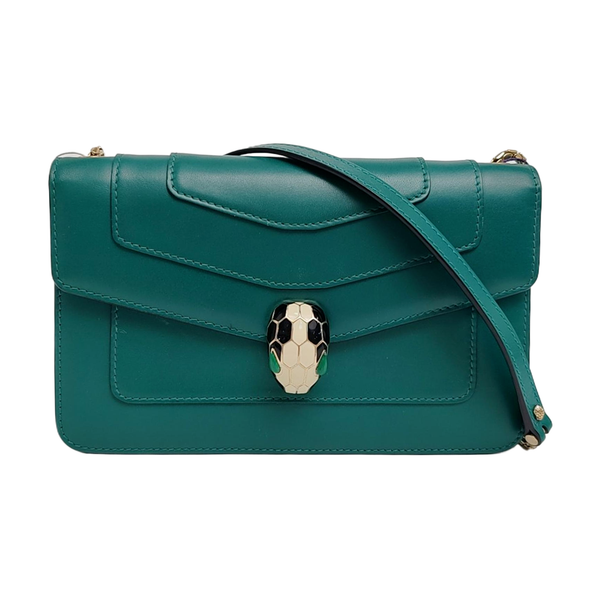 SERPENTI FOREVER Small Calfskin Green