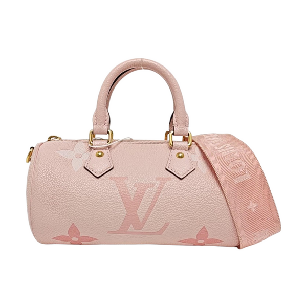 PAPILLON BB Monogram Calfskin Pink
