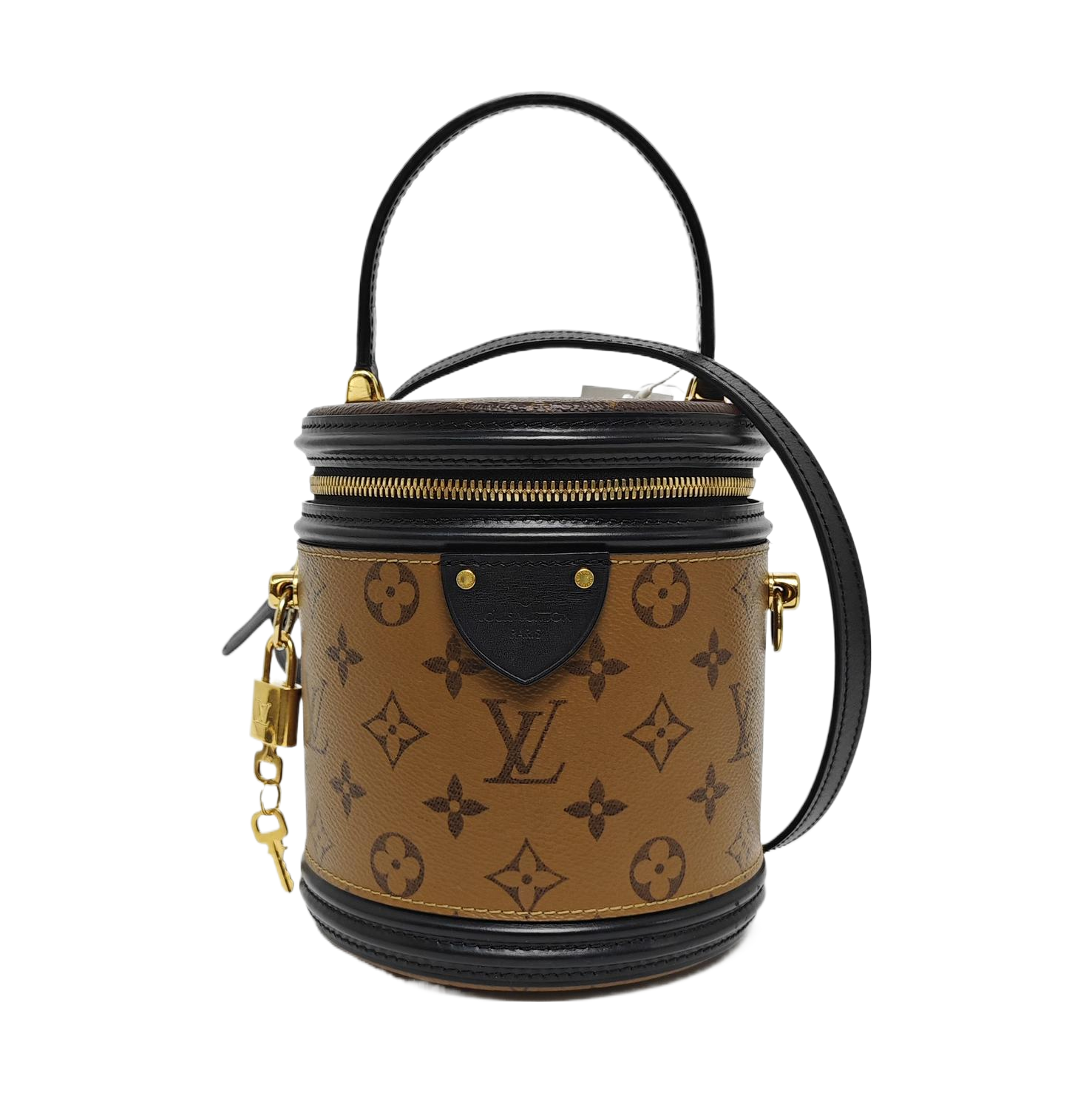 CANNES PM Monogram Coated Canvas Brown