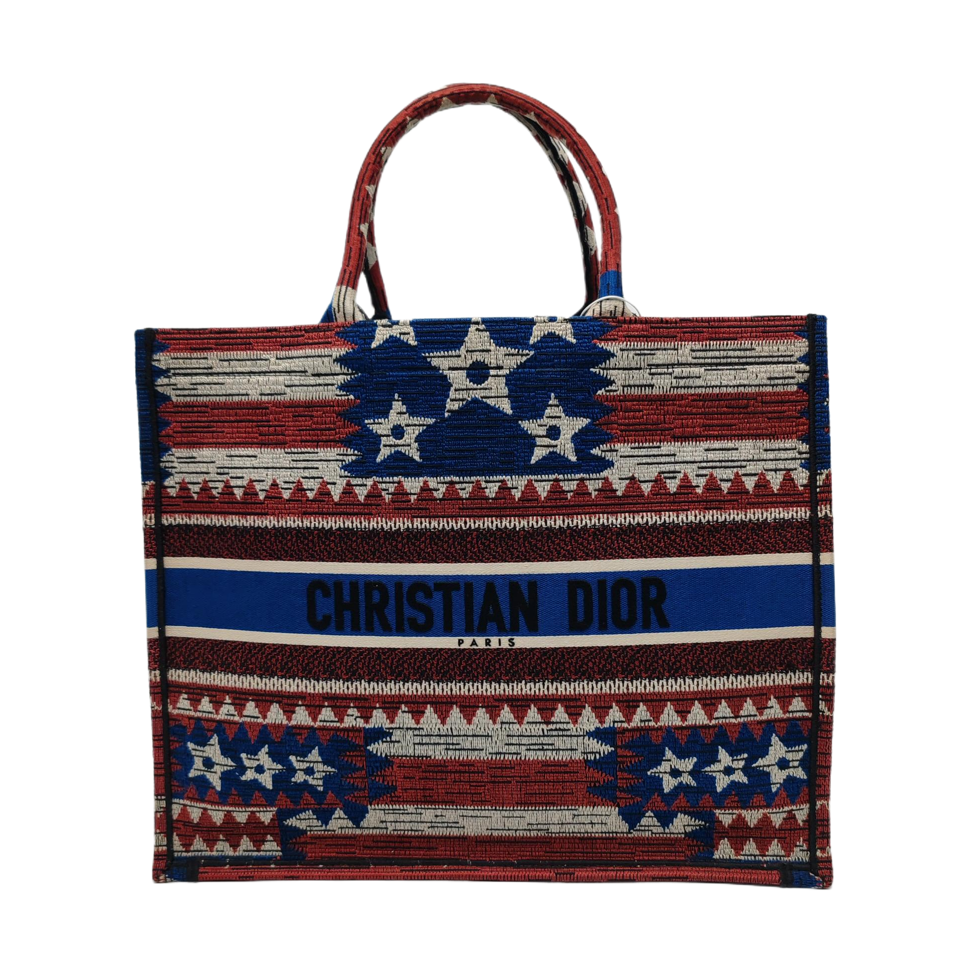 Authenticated pre-owned  Book Tote Large Canvas Multicolor - Tote Bag at Looply