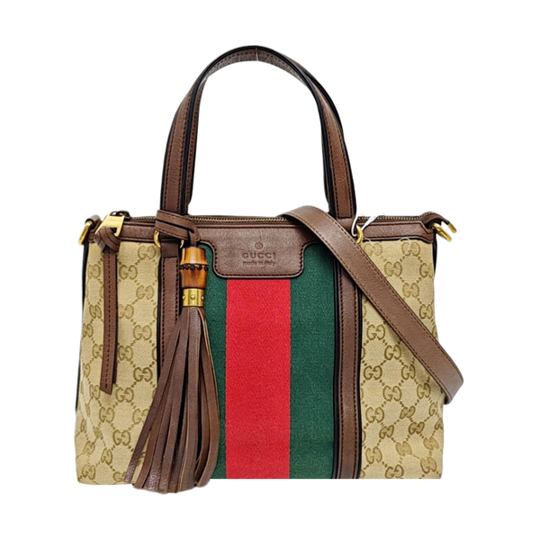 Rania Monogram Canvas Brown