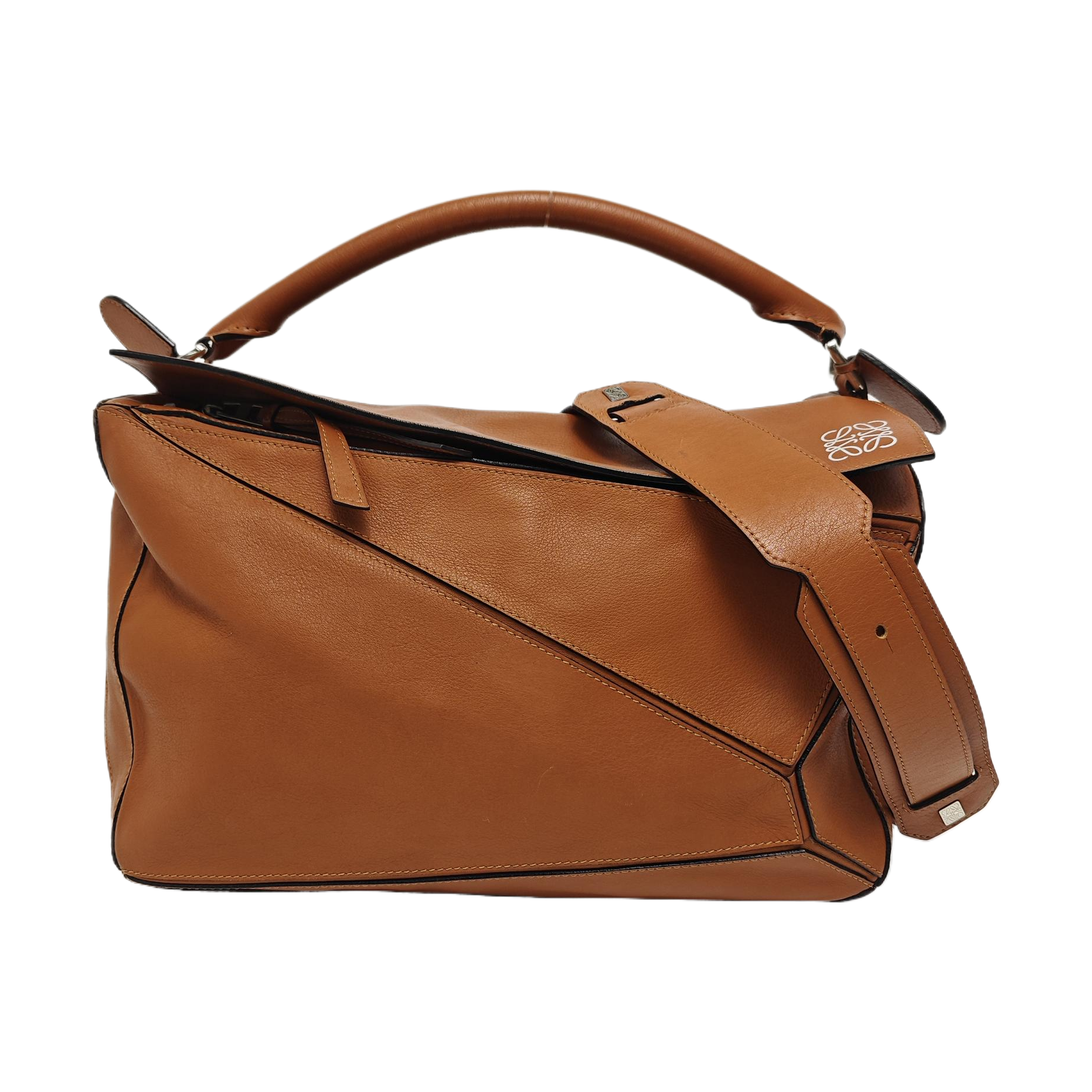 Puzzle Large Calfskin Brown