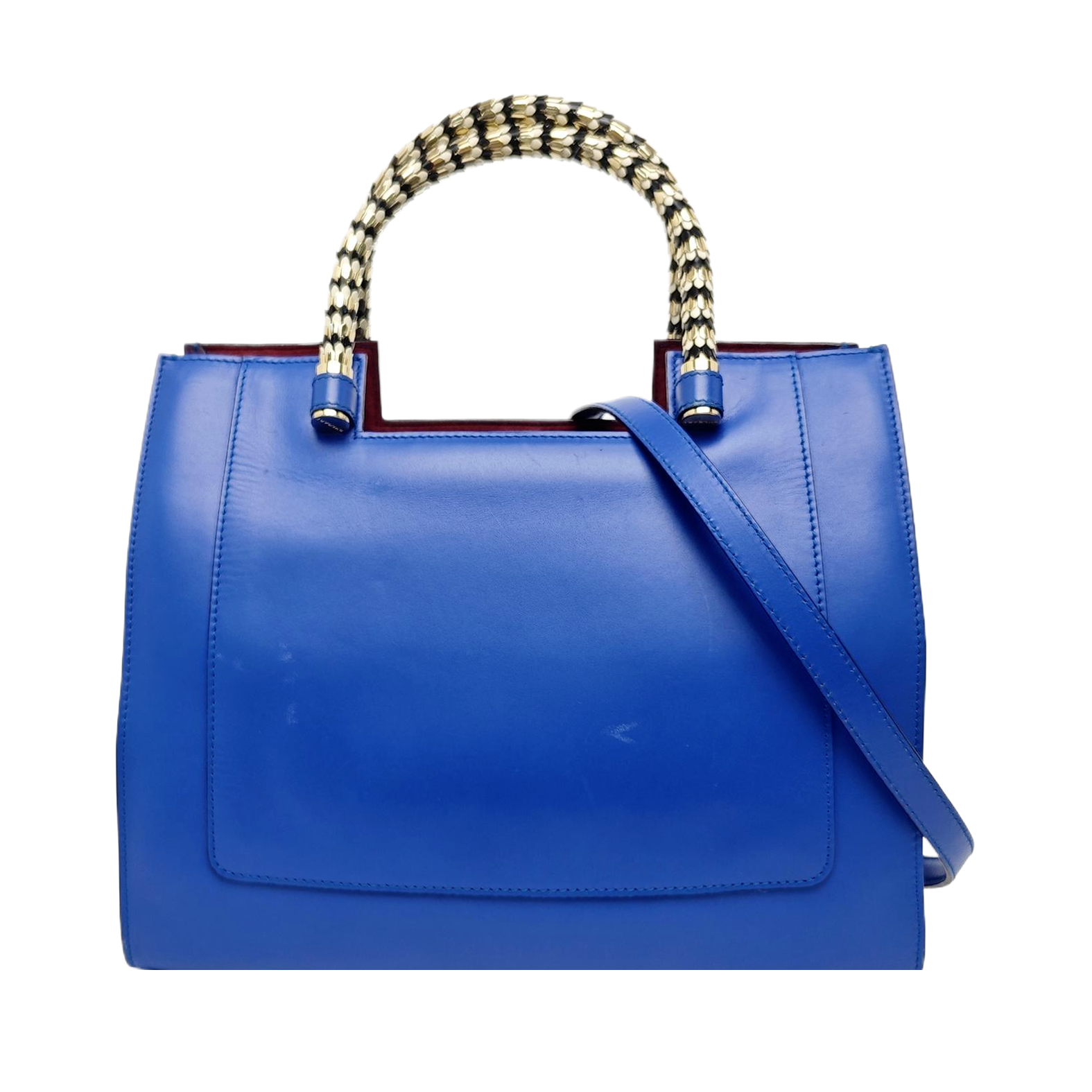 SERPENTI SCAGLIE Calfskin Blue