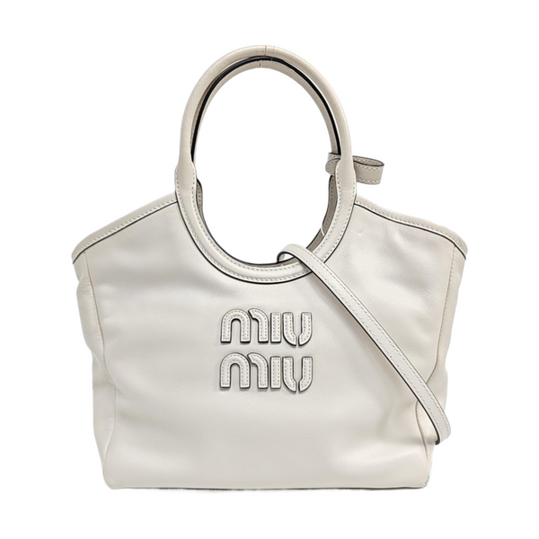 IVY Small Calfskin White