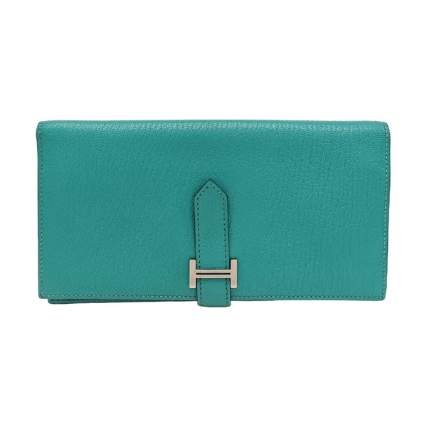 Bearn Chèvre Mysore Green Wallet