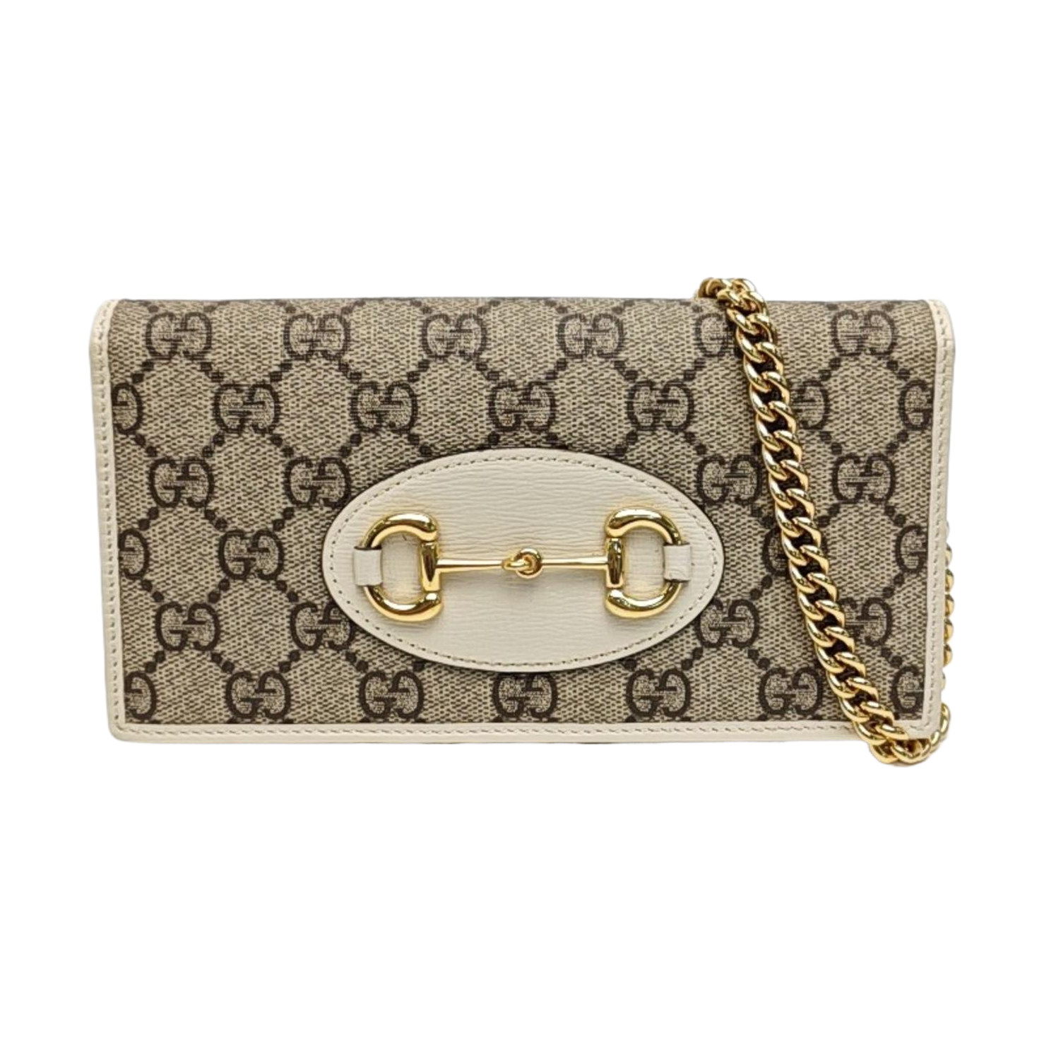 Horsebit 1955 WOC Monogram Coated Canvas Beige