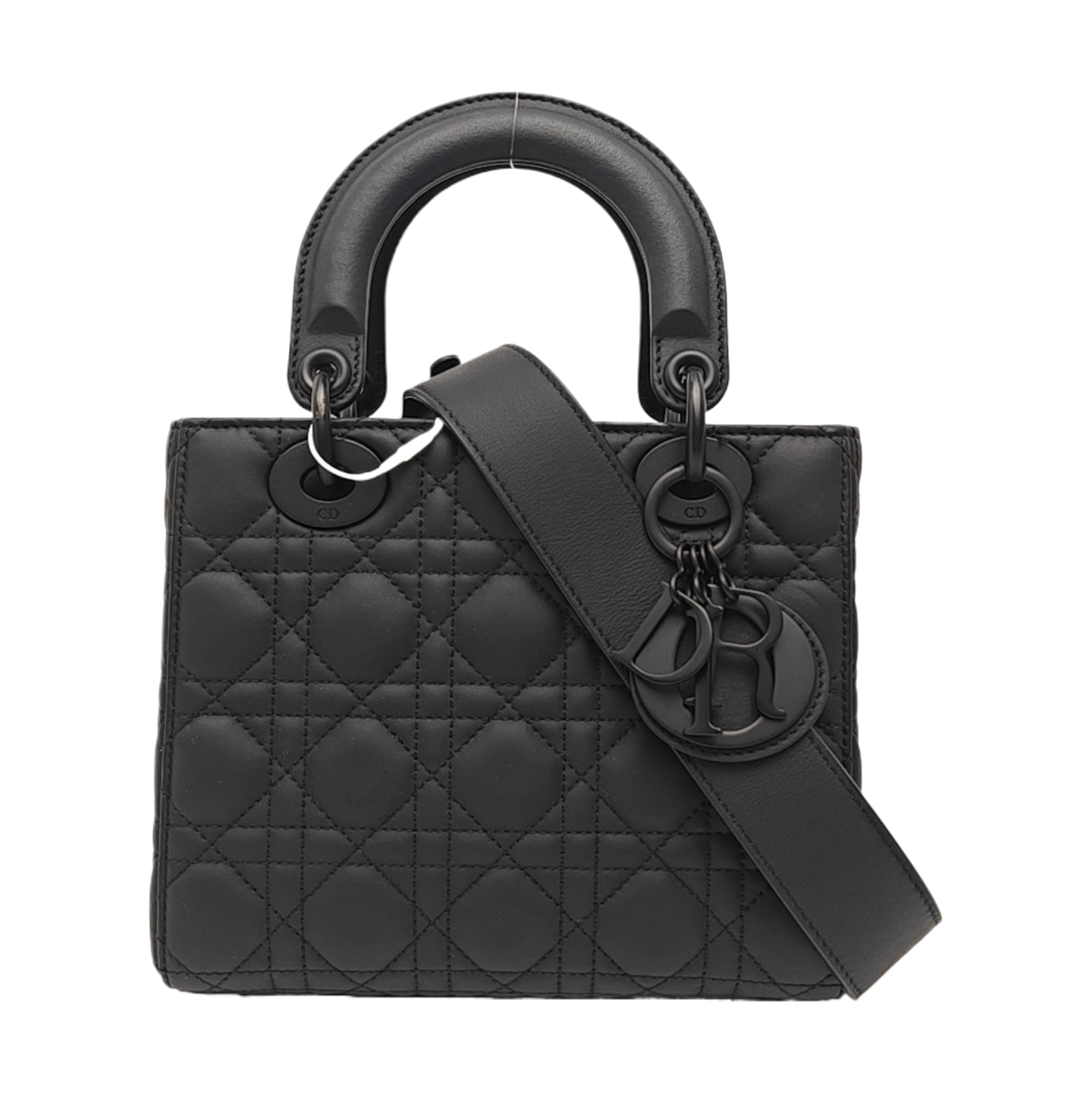 Lady Dior Small Cannage Calfskin Black