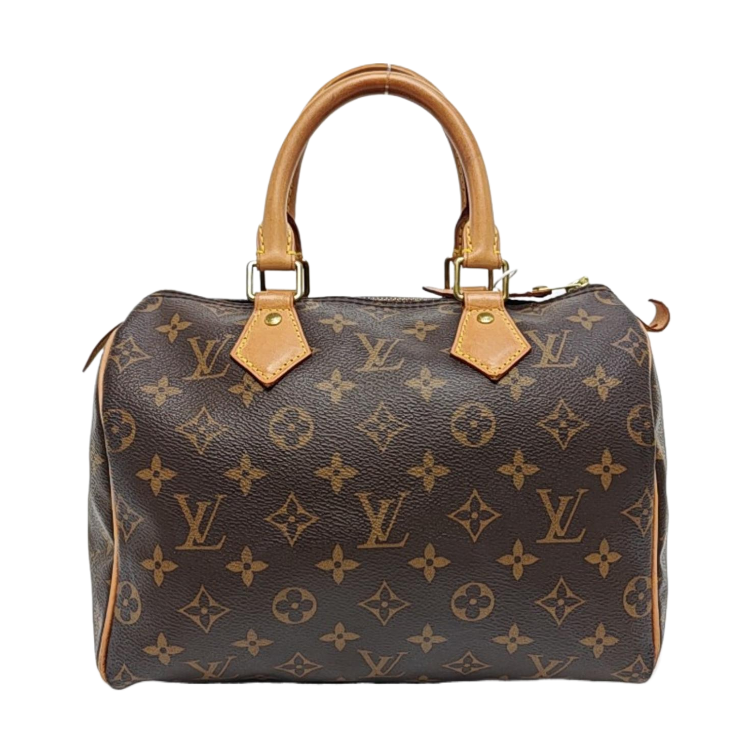 SPEEDY 25 Monogram Coated Canvas Brown