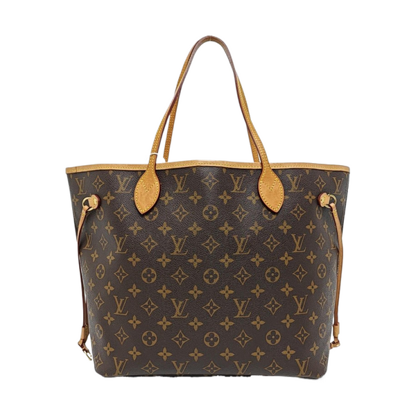 NEVERFULL MM Monogram Coated Canvas Brown