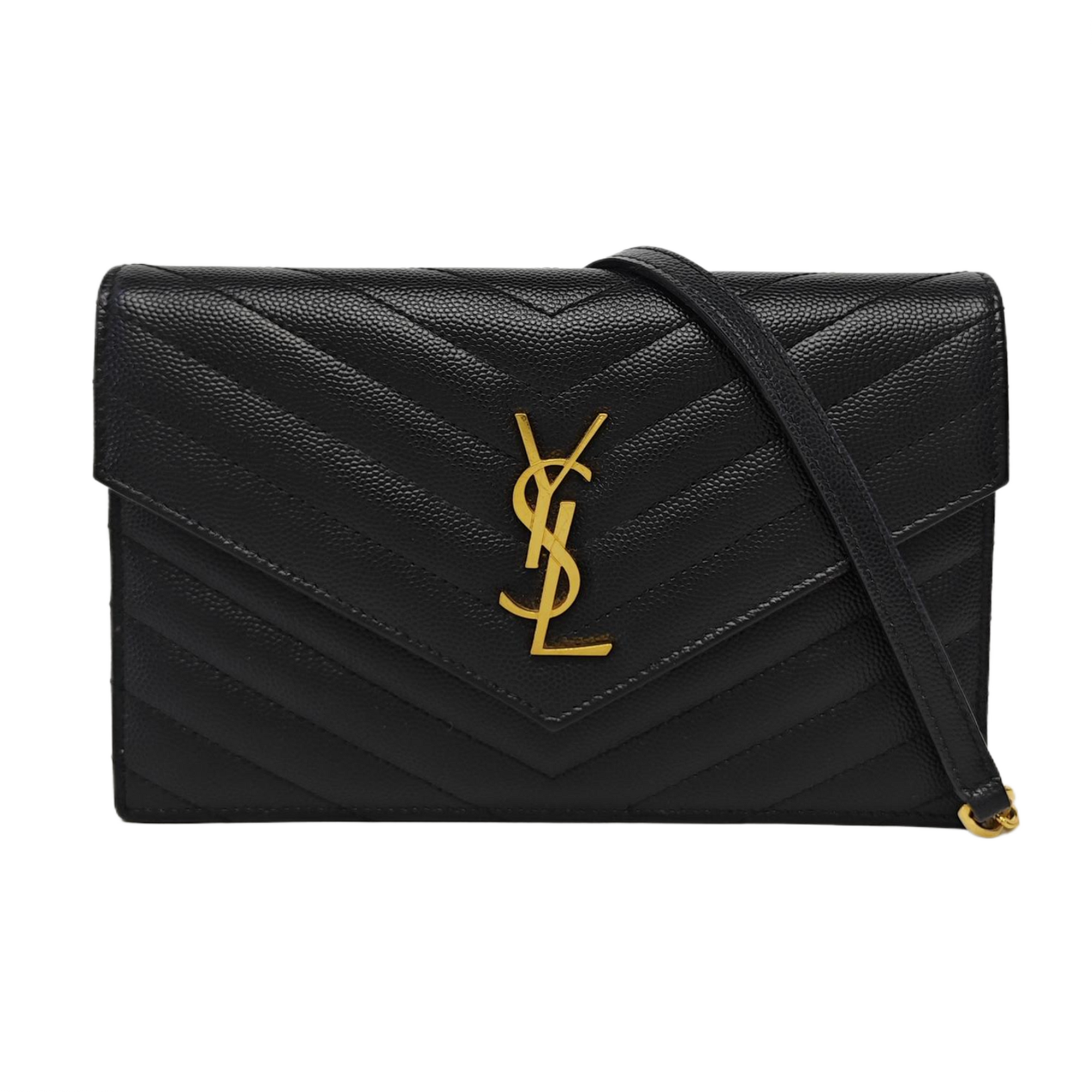 MONOGRAM WOC Chevron Calfskin Black