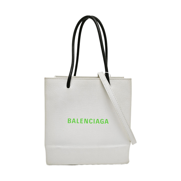 Shopping Bag Super Mini Calfskin White