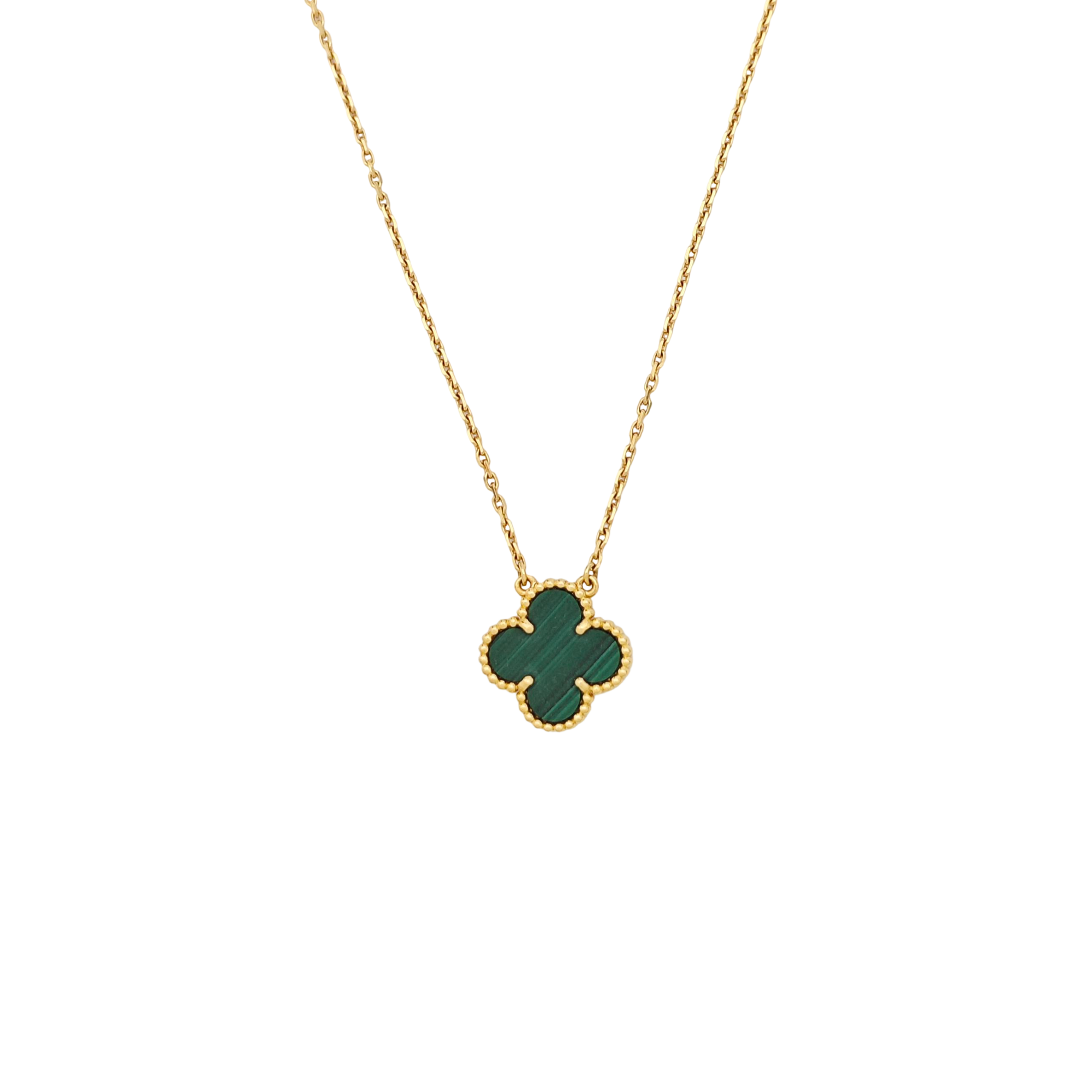Vintage Alhambra 18k Gold Necklace