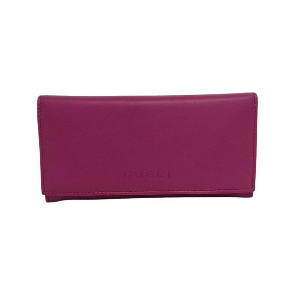 Calfskin Purple Wallet