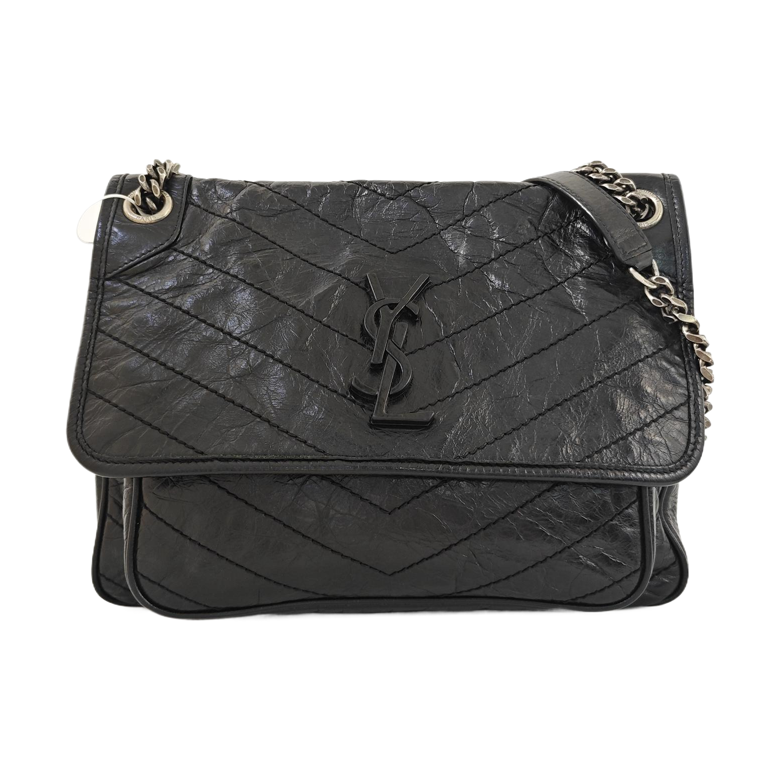 NIKI Medium Quilted Calfskin Black