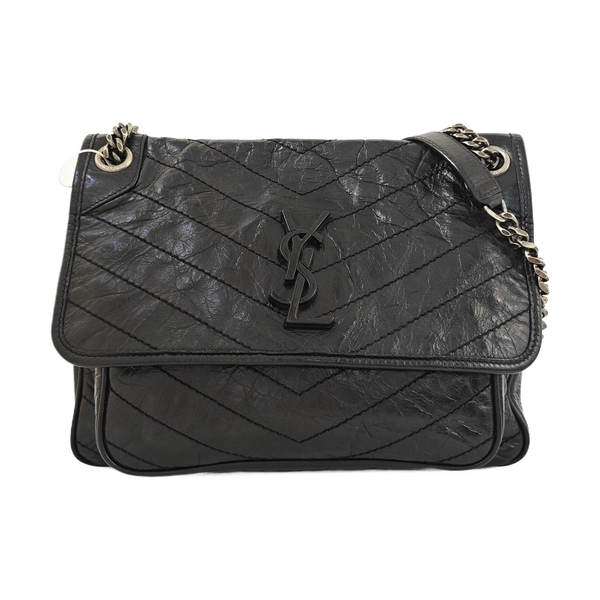 NIKI Medium Quilted Calfskin Black