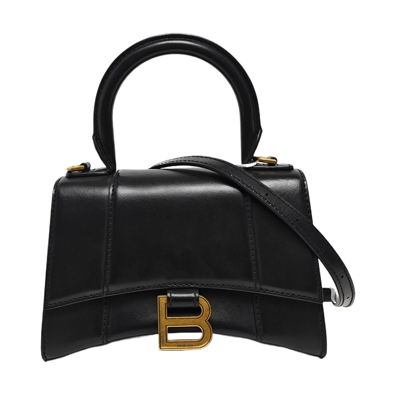 Hourglass XS Calfskin Black